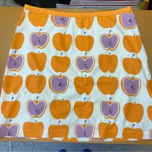 Boden summer skirt, cotton, size 16 US. Beautiful print! A-line.